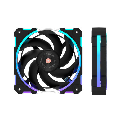 CoolBox Ventilador X12 Ring ARGB