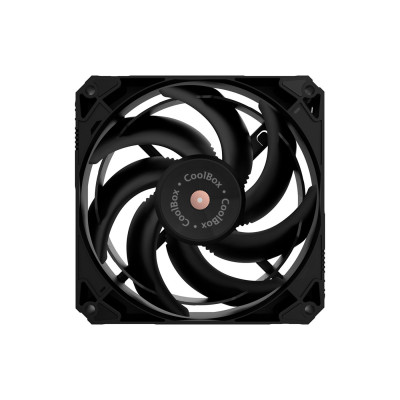 CoolBox Ventilador V12 Black