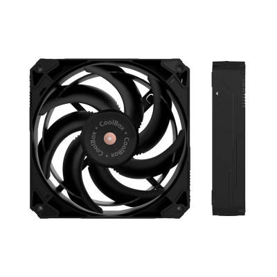 CoolBox Ventilador V12 Black