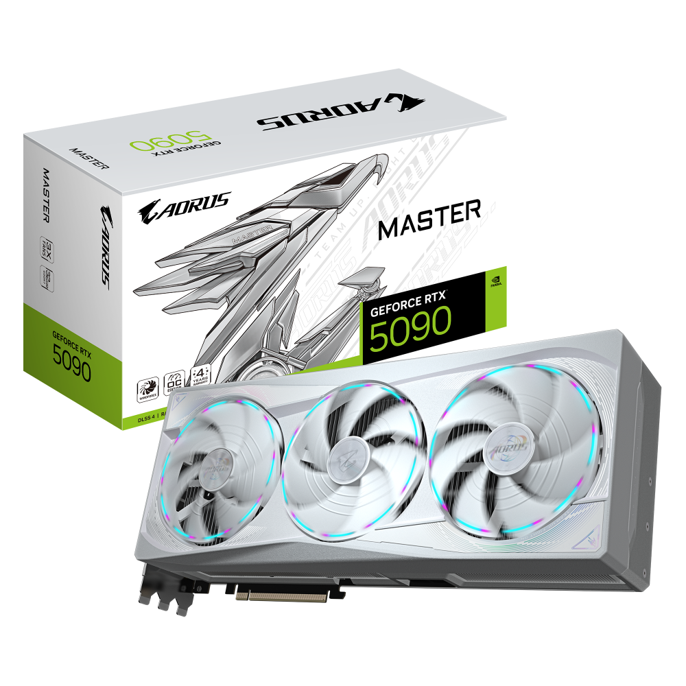 GIGABYTE AORUS GeForce RTX 5090 MASTER ICE 32G Tarjeta Gráfica
