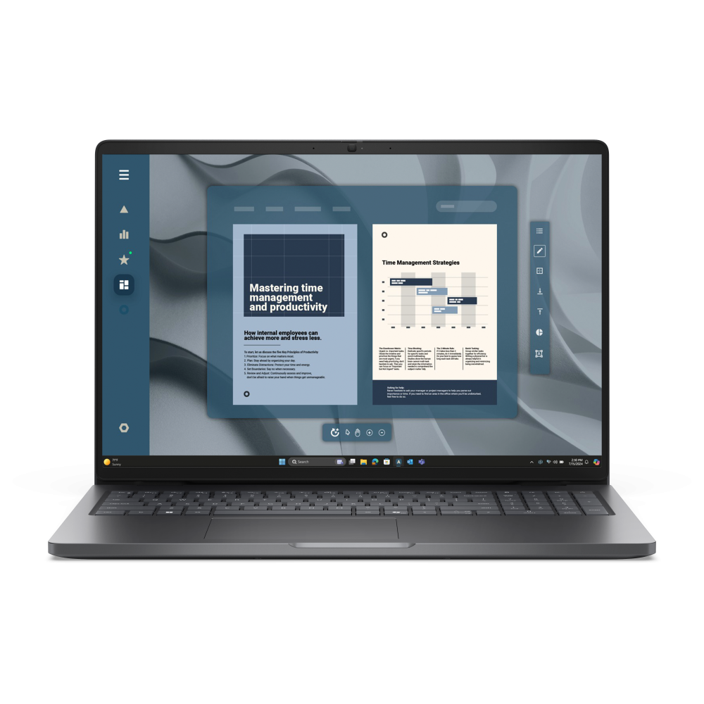 DELL Pro 16 PC16255 AMD Ryzen™ 5 220 Portátil 40,6 cm (16") Full HD+ 16 GB DDR5-SDRAM 512 GB SSD Wi-Fi 6E (802.11ax) Windows 11