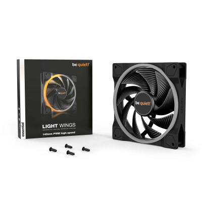 be quiet! Light Wings | 140mm PWM high-speed Carcasa del ordenador Ventilador 14 cm Negro 1 pieza(s)