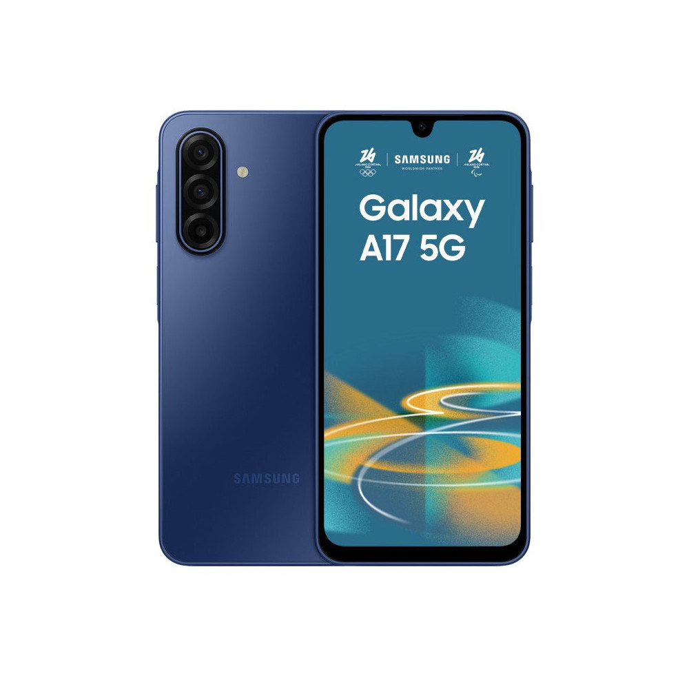 Samsung Galaxy A17 5G 17 cm (6.7") Ranura híbrida Dual SIM Android 15 USB Tipo C 4 GB 128 GB 5000 mAh Azul
