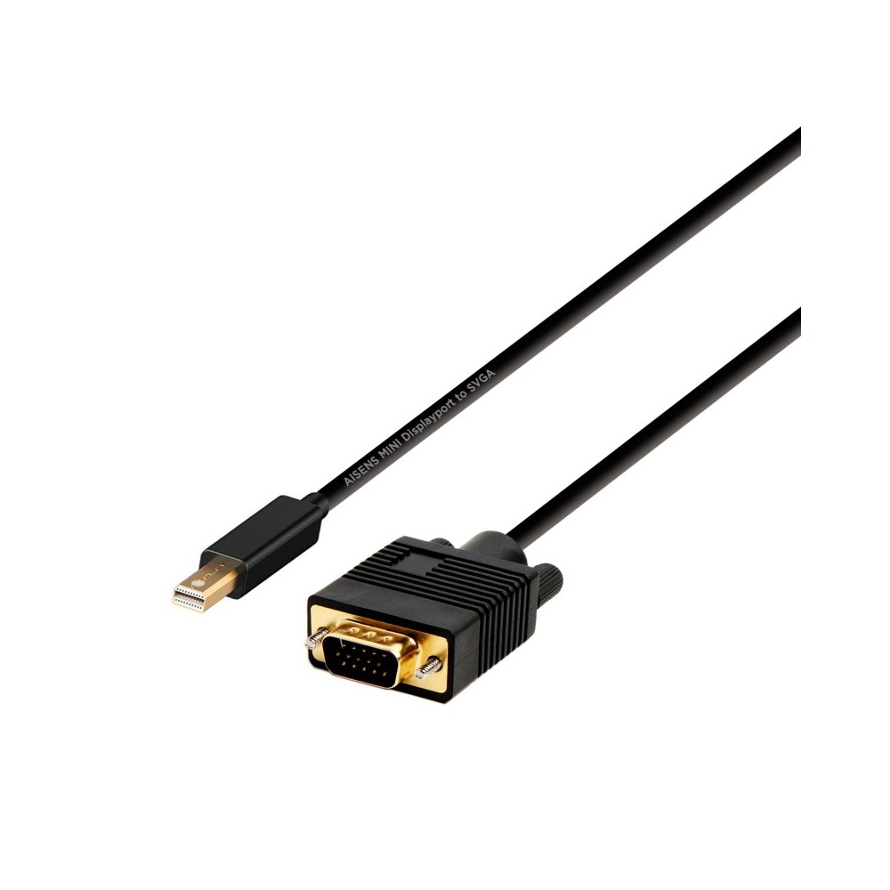 AISENS - Cable Conversor DISPLAYPORT a HDMI, DP/M-HDMI/M, Negro, 0.5M -  AISENS®