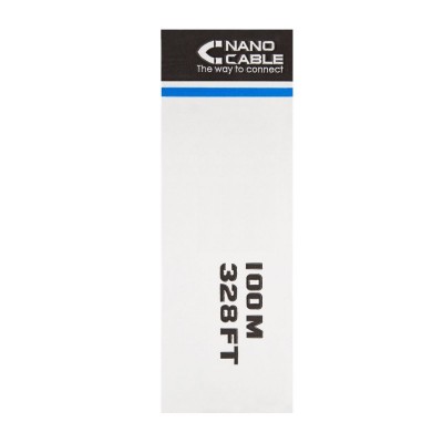 Nanocable CABLE RED RJ45 CAT.5E UTP RIGIDO AWG24, 100 M