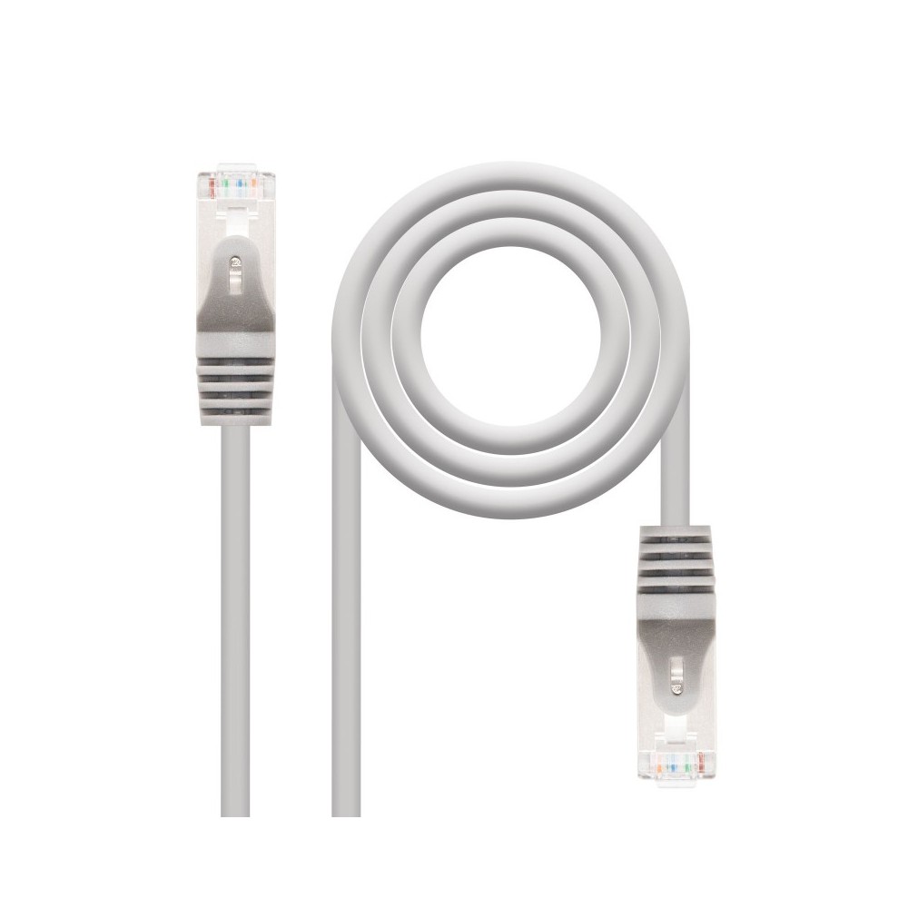 Nanocable 3m Cat6e cable de red Gris FUTP (FTP)