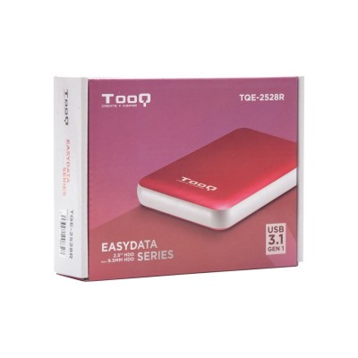 TooQ Caja externa para discos duros 2.5" SATA IIIIII a USB 3.1 Gen1 con UASP
