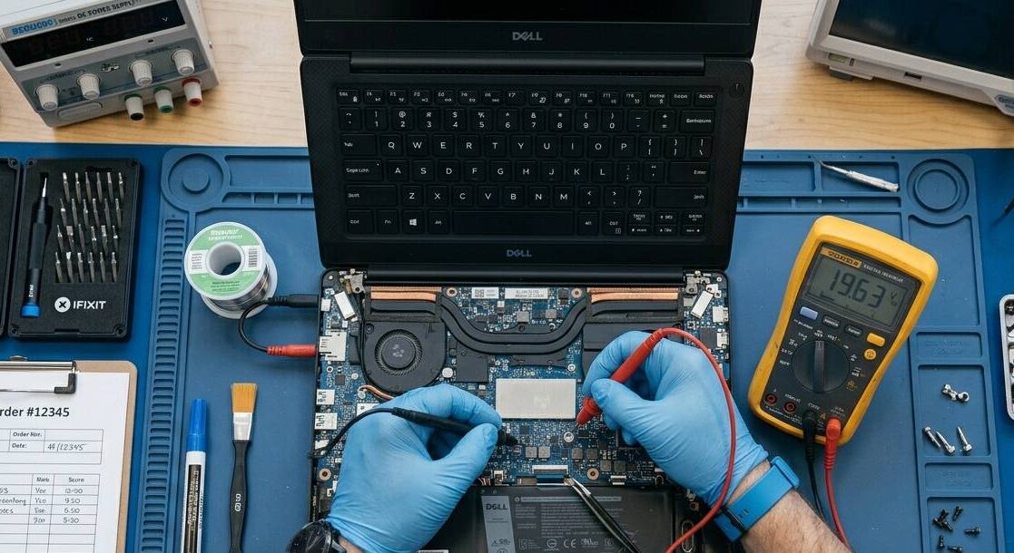 Mi portátil no enciende: diagnóstico y soluciones antes de reparar
