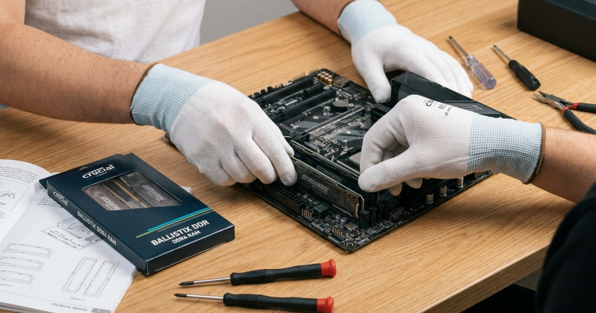 Imagen ilustrativa sobre memoria ram ddr4